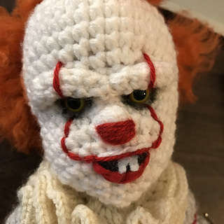 crochet pennywise doll