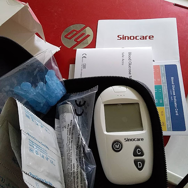home testing kit glucometer sinocare safe-accu