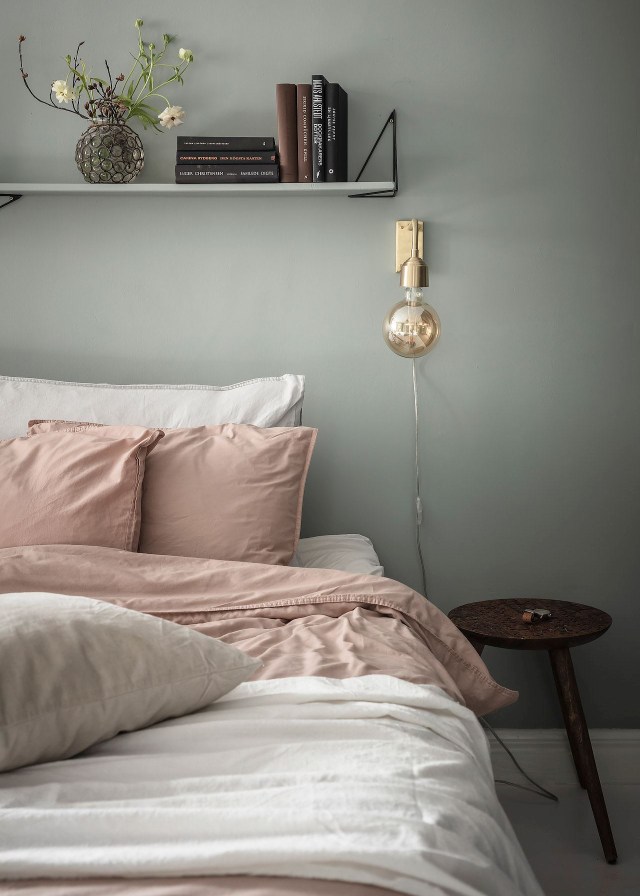 idee per comodino per la camera da letto scandinava