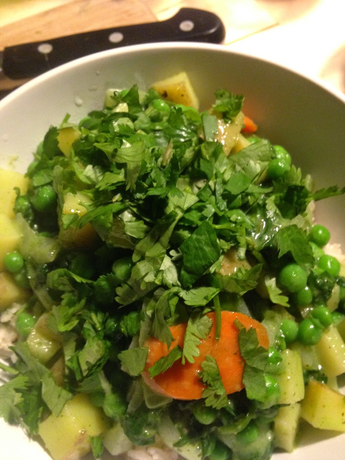 Taya's Kitchen: Green Thai Veggie Curry
