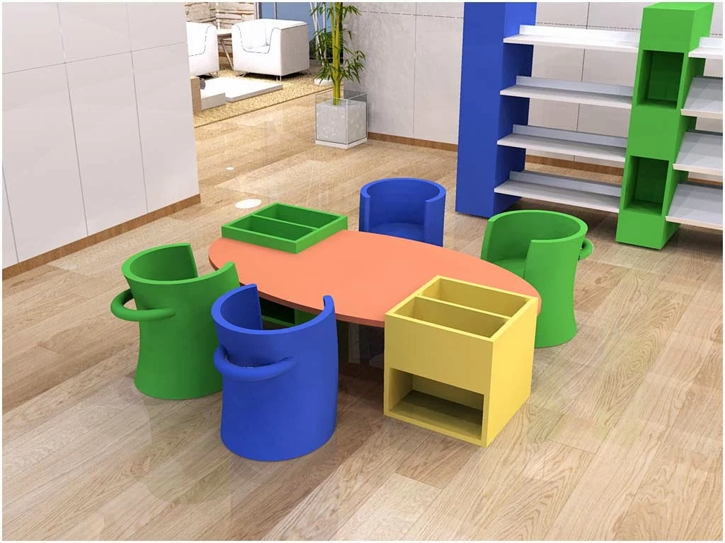 Breathtaking Childrens Colouring In Scene for Desktop