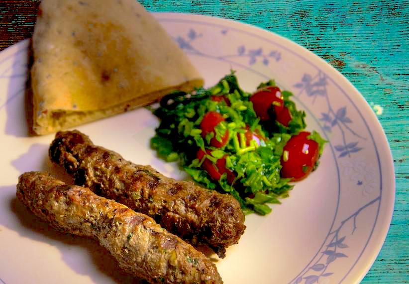 Food I Make Kofta Kebabs Ground Beef on er Grill