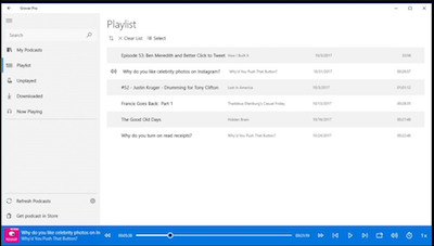 Aplicaciones de podcast gratuitas para Windows