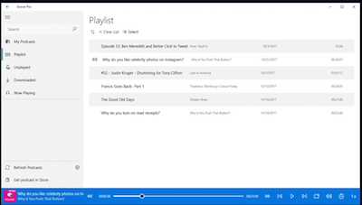 App Podcast gratuite per Windows