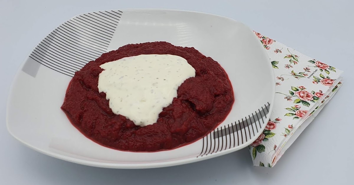 Wessels low carb Welt: Rote-Bete-Cremesuppe mit Ingwer Wessels low carb Welt: Rote-Bete-Cremesuppe mit Ingwer