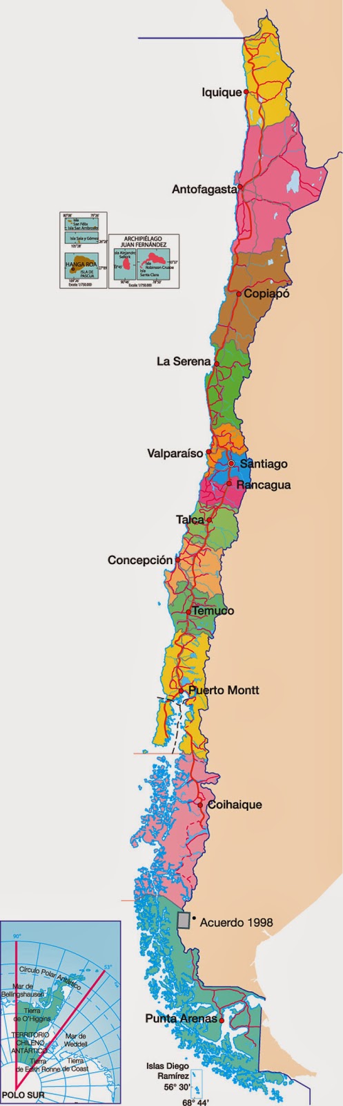 Geografía turística de Chile y el Mundo: Conociendo Chile