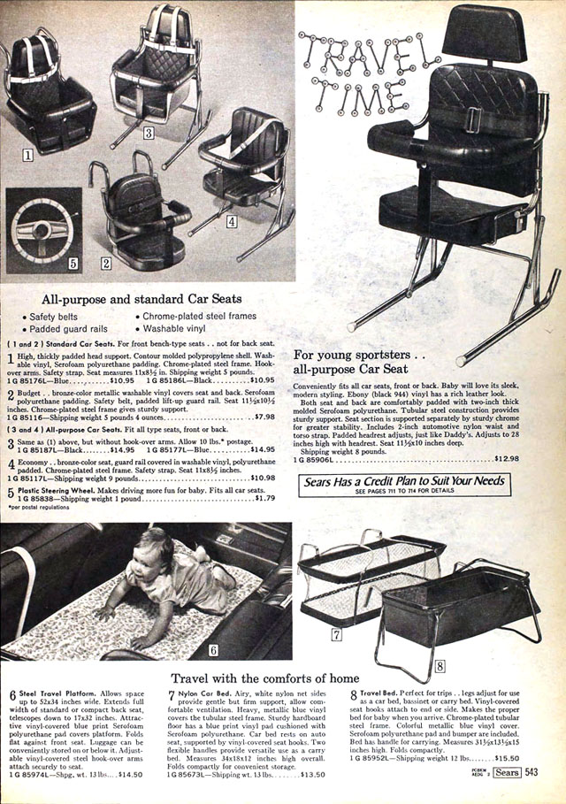 Odd and Unsafe Vintage Baby Car Seats From the Past