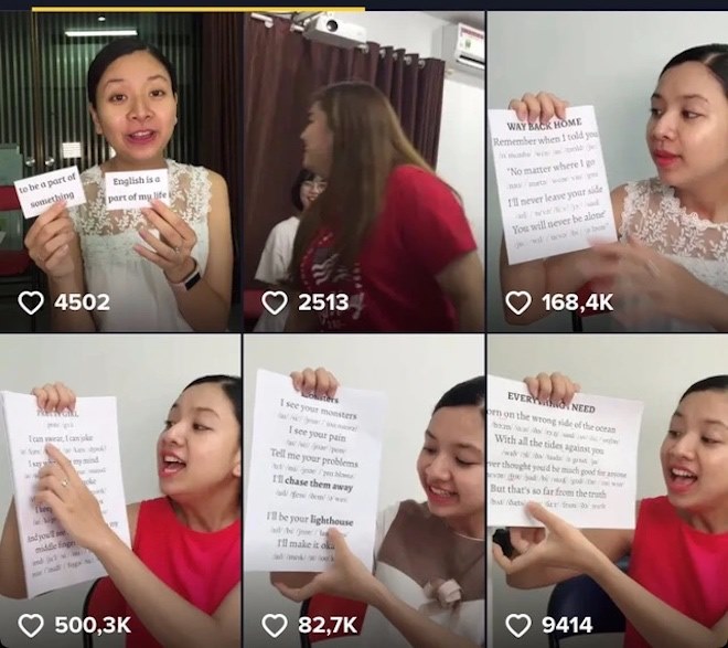Lướt mạng xã hội học tiếng Anh miễn phí với Ms Thủy trên TikTok 2 thuy 1631107342 555 width660height587