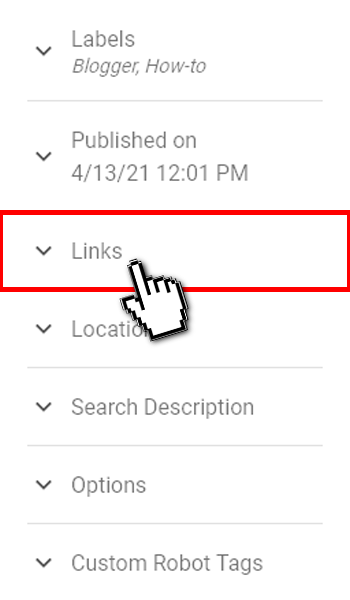BlogSpot Permalink Option In Dashboard BlogSpot Permalink Option In Dashboard