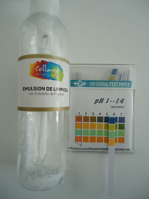 pH de Emulsión de limpieza de Collage