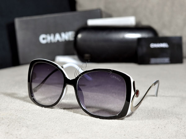  Kacamata  Fashion Branded Kacamata  Chanel 5146 Hitam  Putih  