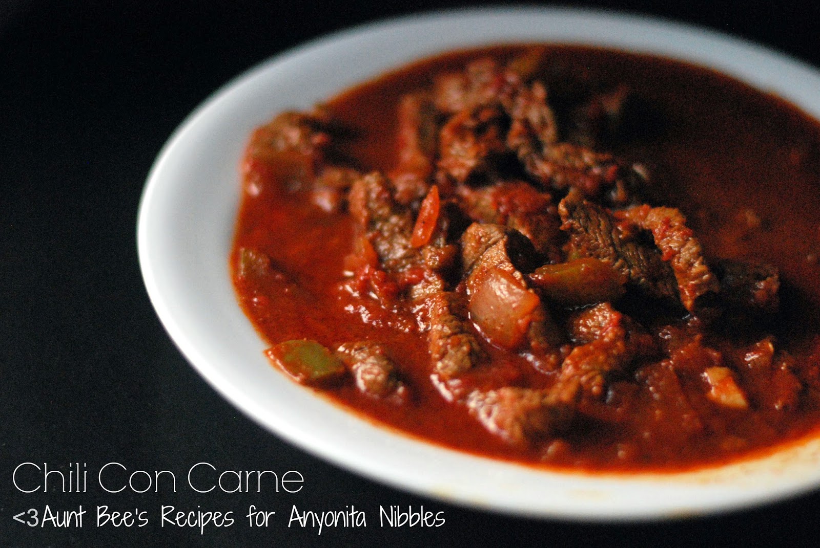 Chili Con Carne | Aunt Bee's Recipes for Anyonita Nibbles