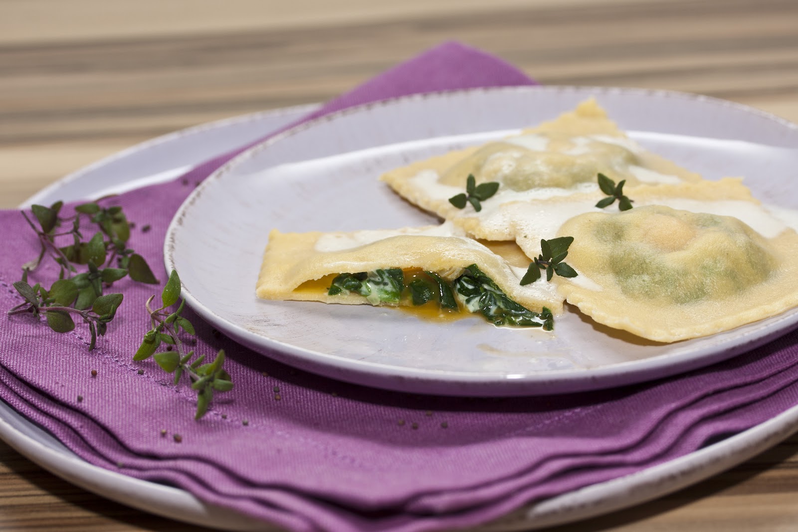 Annetts kulinarisches Tagebuch: Ravioli mit Wachtel-Eigelb und Spinat ...