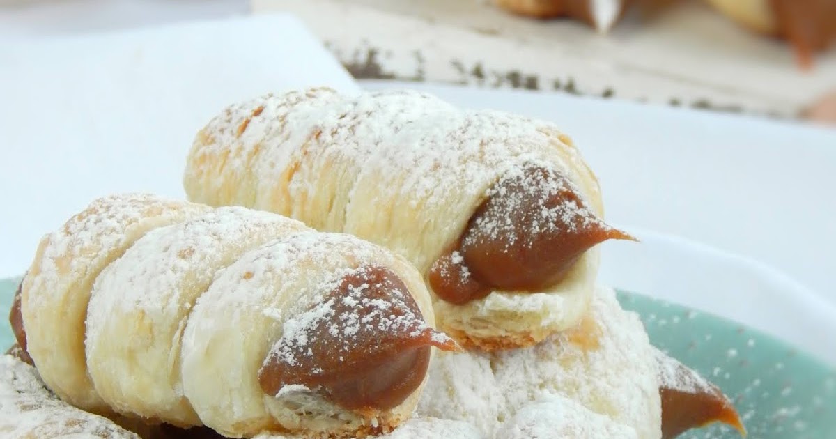 Cañoncitos rellenos de dulce de leche / Miicakes