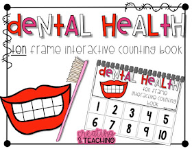 https://www.teacherspayteachers.com/Product/Dental-Health-10-Frame-Counting-Interactive-Book-3557834