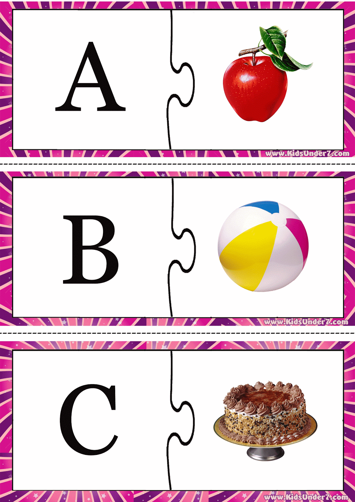 Printable Alphabet Letter Puzzles Alphabet Puzzles | alphabetlearnit