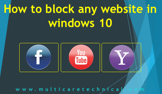How To Block A Website On Windows 10 Computer Tips And Tricks