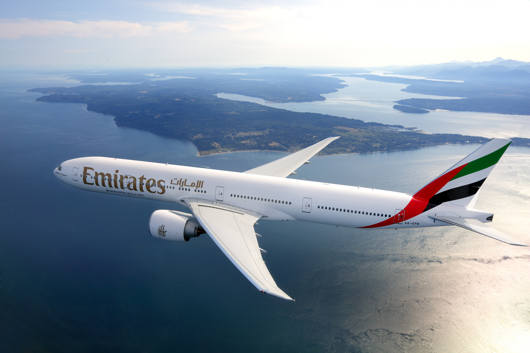 Emirates Boeing 777-300ER handout photo