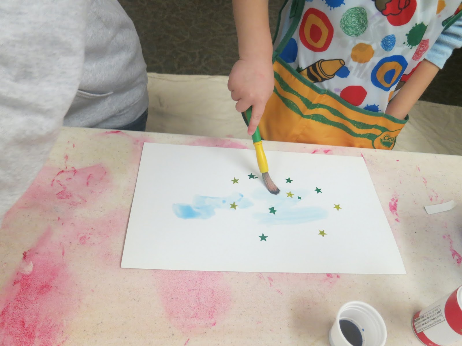 Watercolor Painting with Toddlers