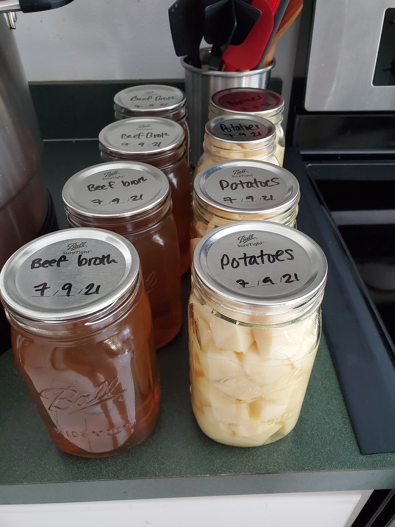 Pressure Canning Bone Broth