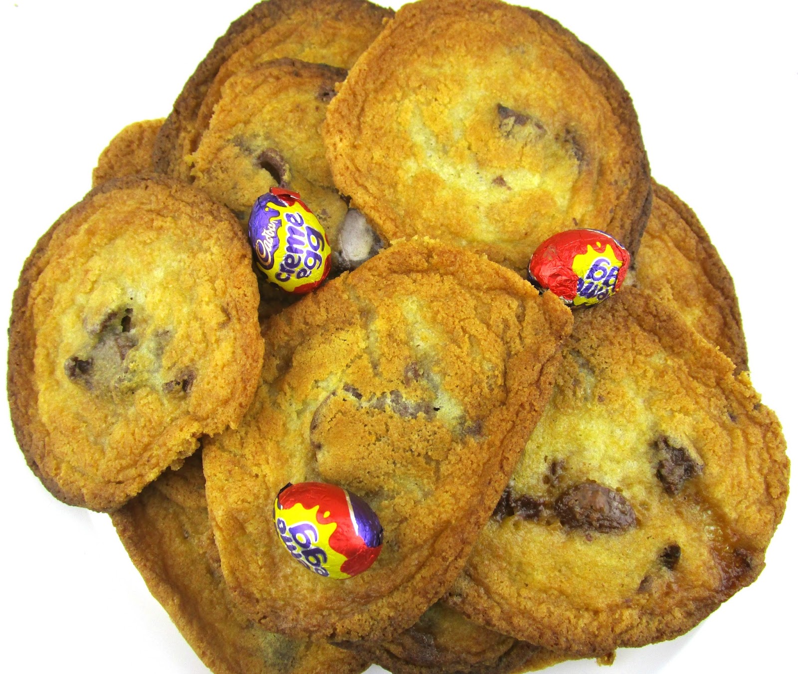 Easy Creme Egg Cookies ♥