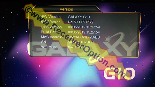 GALAXY G10 HD RECEIVER NEW SOFTWARE WITH ADD IP AUDIO