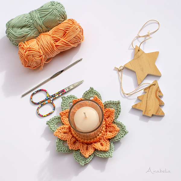 Christmas crochet arrangements, Anabelia Craft Design