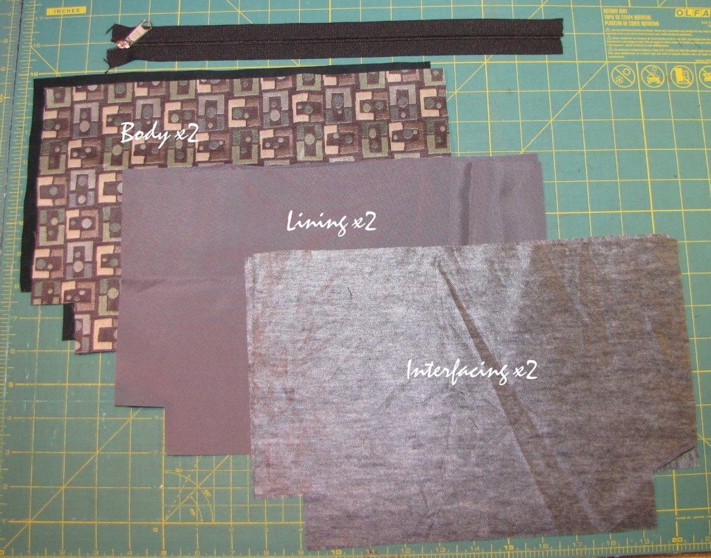 Zipper Pouch with gusset Tutorial