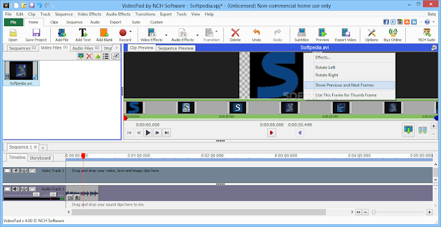 تحميل برنامج تحرير الفيديو للكمبيوتر VideoPad Video Editor 4.33 Beta