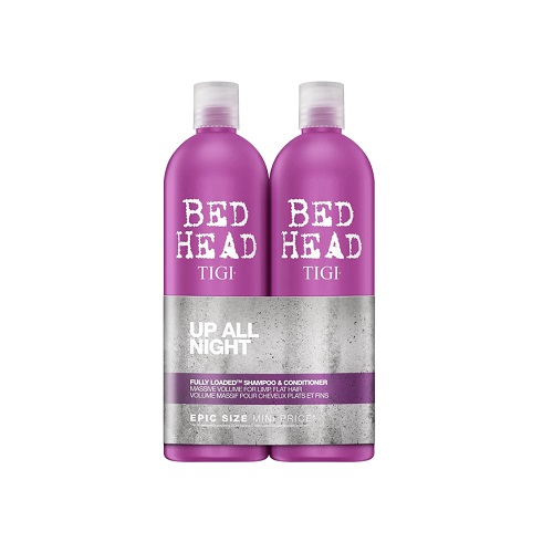 Bộ dầu gội và dầu xả phục hồi và tăng độ phồng cho tóc TIGI Bed Head 750ml (màu tím)