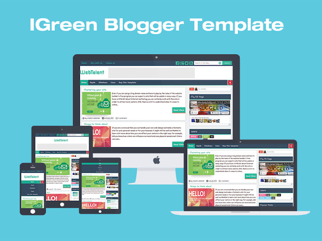 قالب بلوجر iGreen – Blogger Template v1.0 