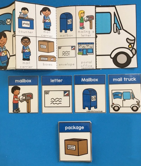 Mail Truck Craft and More ~ Preschool Printables