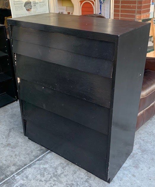 UHURU FURNITURE & COLLECTIBLES SOLD 101540 Painted Black 6 Drawer