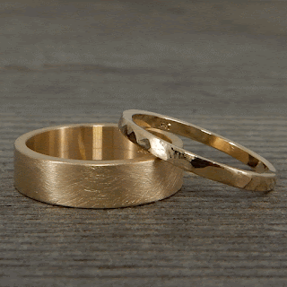 recycled gold wedding bands handmade
