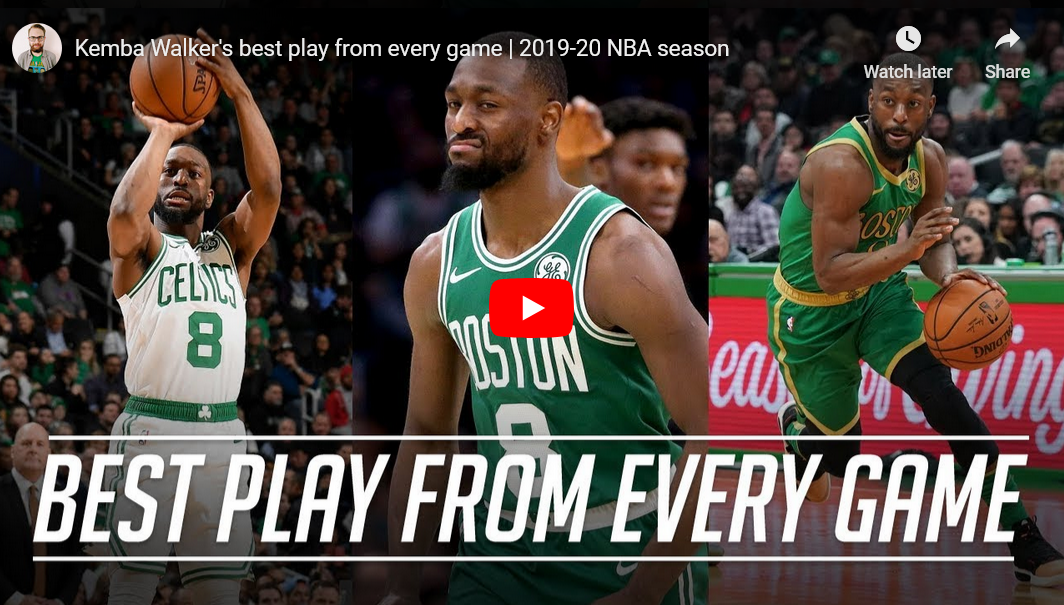 Watch Kemba Walker's best play from every game this season