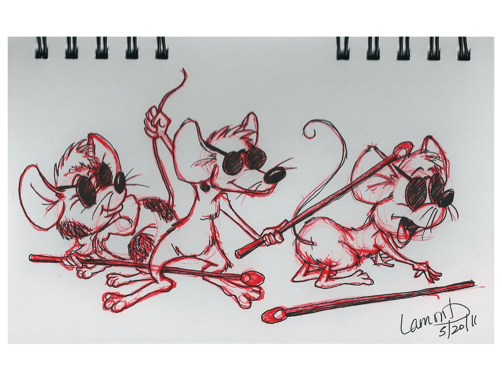Lamont's Project 365: May 20 - Three Blind Mice