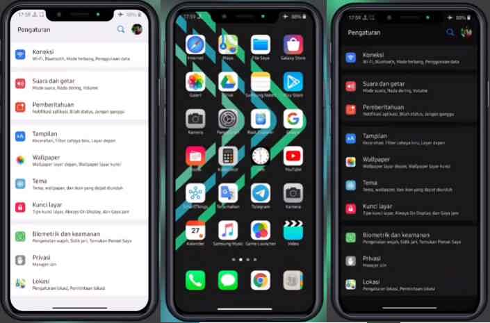 download tema iphone ios 13 untuk