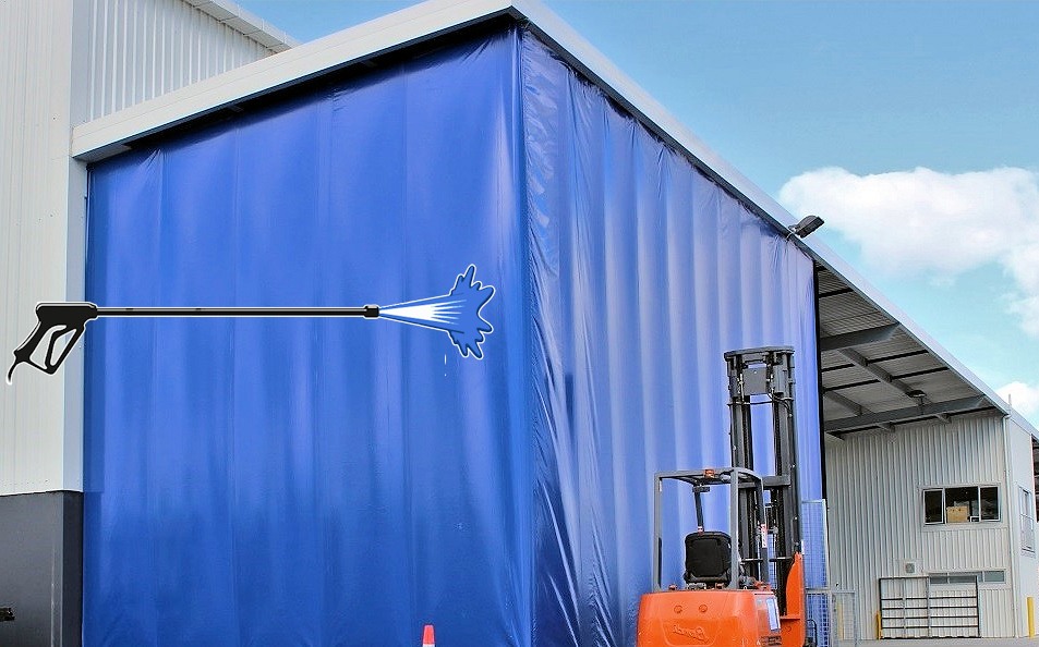 Industrial Curtains World Pressure Washing Containment Curtains
