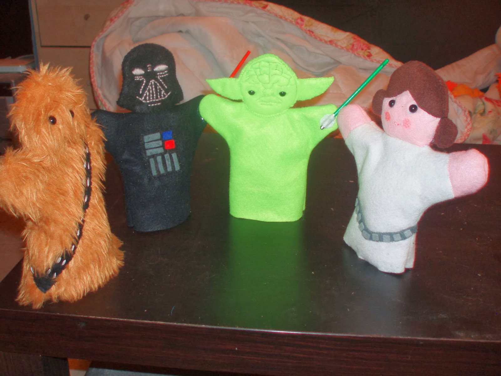 Whimsical Frippery Star Wars hand puppets