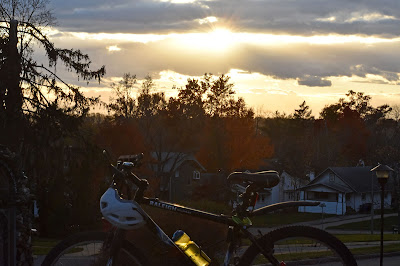 Bike at sunset at MMU