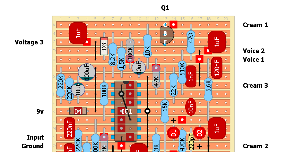 Dirtbox Layouts: Keeley Psi Fuzz