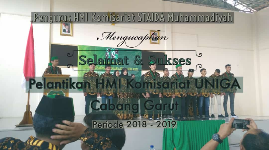 Pelantikan HMI Komisariat UNIGA : Galakan Kembali Budaya Berfikir dan Gagasan