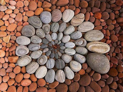 shapes geometric using land natural materials landart creations source