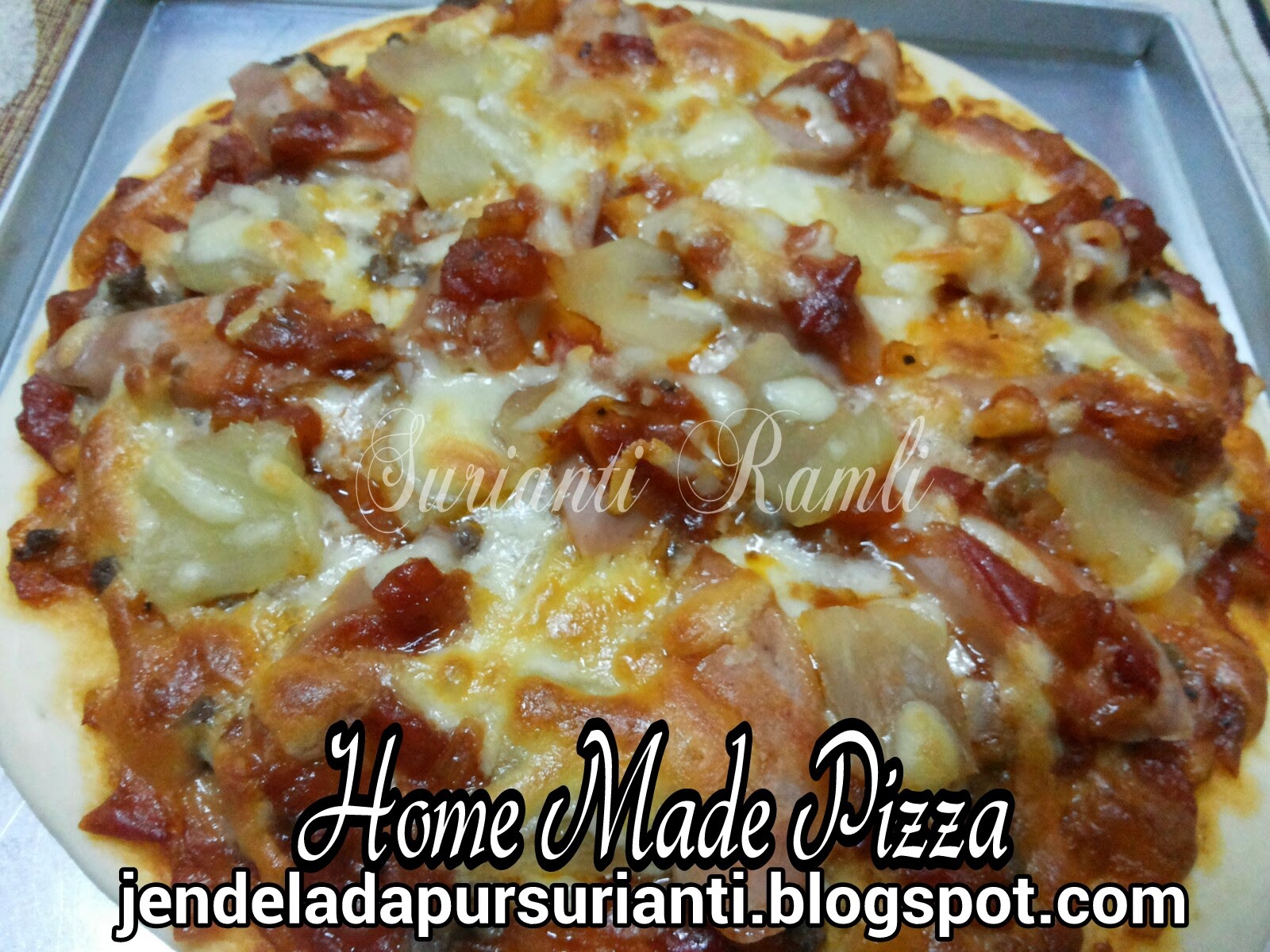 Jom masak Jom dinner dengan home made pizza yang mudah dan sedap