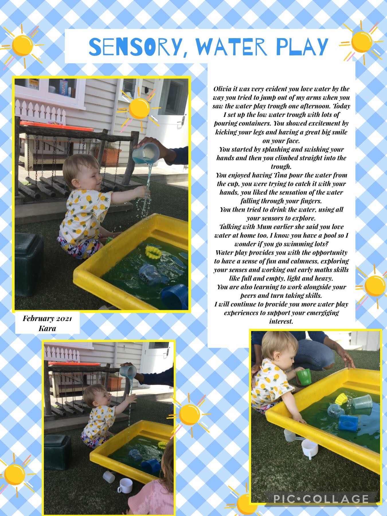 Sensory water play
