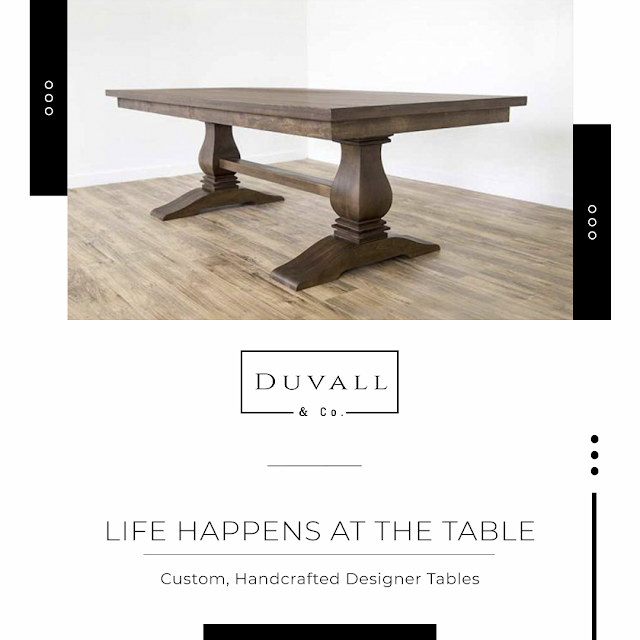 custom hardwood table