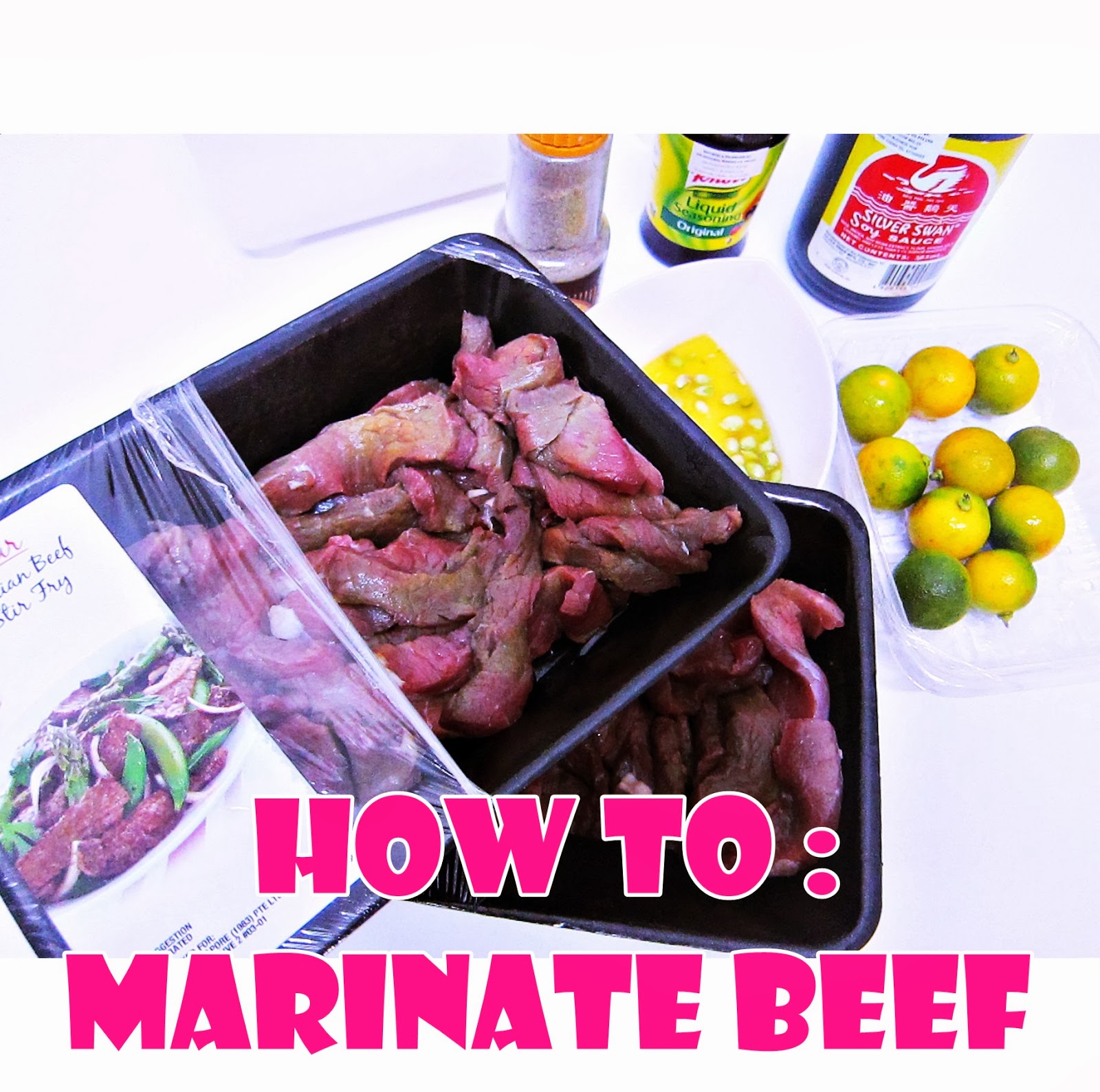 WICKERMOSS EATS Marinating Beef. How To's