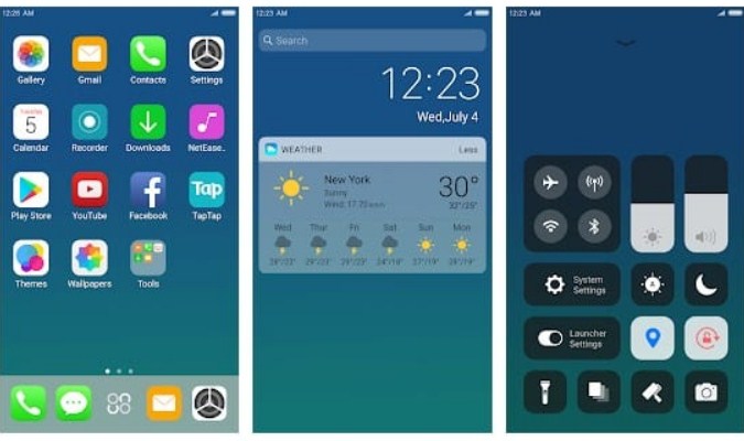Launcher Android dengan Tampilan ala iOS - X Launcher Launcher Android dengan Tampilan ala iOS - X Launcher