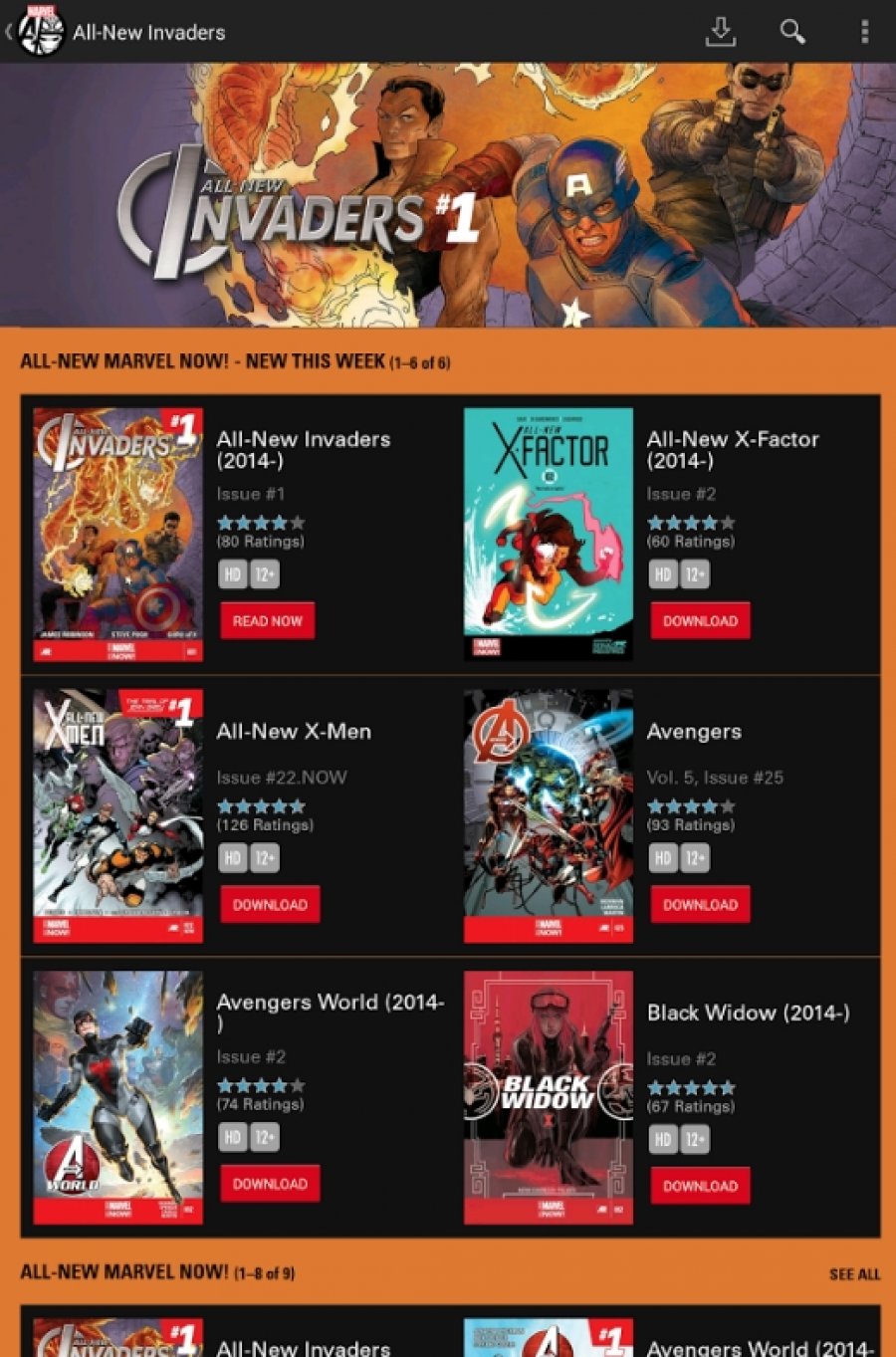 Marvel Comics APK For Android MOD Free Full