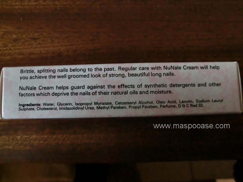 MASPOOASE Nunale Nail Strengthening Cream Review